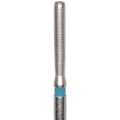 Meisinger Singles Disposable Diamond Bur FG, End Cutting Cylinder #5014M, 1.4mm, Medium Grit, Blue Ring, Sterile, 25/Pkg thumbnail 4