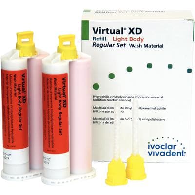 Virtual XD Impression Material, Light Body, Regular Set, Refill, 2 x 50 ml Cartridges, 646462 thumbnail 7