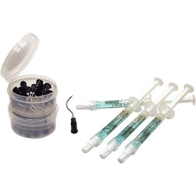 Vista Apex CHX Restorative Kit, 2% Chlorhexidine Gluconate, 1.2 cc Prefilled Syringes, 4/Pkg, 40 Sol-u-Flo Tips, #502450 thumbnail 4