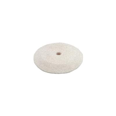 Buffalo Dental 1/2" Knife Edge Mini Felt Wheels, 1/8" Thick, Pinhole Centers, 24/Box thumbnail 3