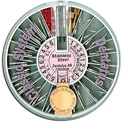 Dentatus Surtex Stainless Steel Post Assortment Kit, 60 Posts with Reamers and Keys, SST-60 thumbnail 4