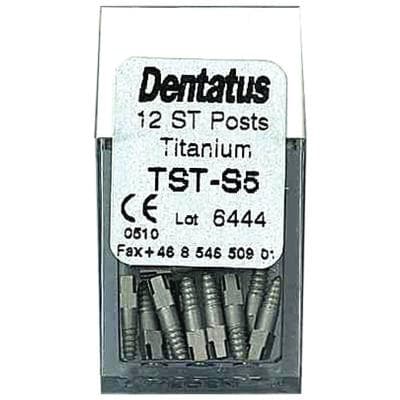Dentatus Surtex Classic Surface-Treated Titanium Post Refill, Size S5, Short 7.8 mm, Diameter 1.65 mm, 12/Pkg, TST-S5 thumbnail 6