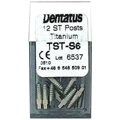 Dentatus Surtex Classic Surface-Treated Titanium Post Refill, Size S6, Diameter 1.80 mm, Length 7.8 mm, Short, 12/Pkg, TST-S6 thumbnail 5