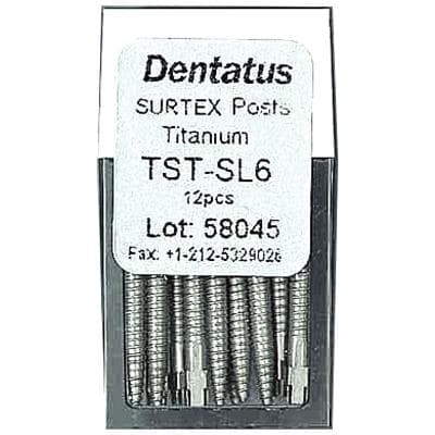 Dentatus SURTEX™ Surface-Treated Titanium Post Refill, Super Long, 1.80 mm Diameter, 17 mm Length, 12/Pkg, TST-SL6 thumbnail 4