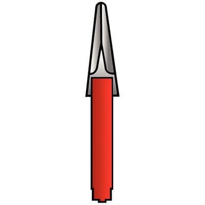 #150 Diamond Lamineer Knife Edge Red, 150 Micron, Short Tips, Pack of 2, LTA-S150/2 thumbnail 4