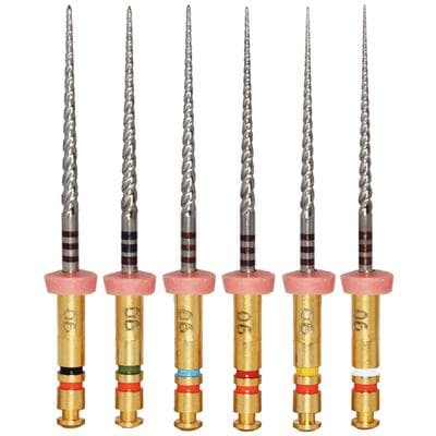 K3 Nickel-Titanium Rotary Endodontic Files, 0.06 Taper, #15-40 Assorted, 21 mm, 6/Pk, 825-6021 thumbnail 15