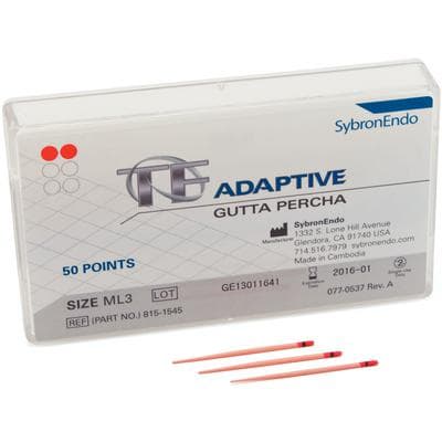 TF Adaptive Gutta Percha Points, Red Pack, ML3, Medium/Large, 50/Pk, 8151545 thumbnail 20