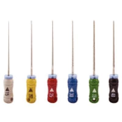 Kerr Triple-Flex Endodontic Files, 21mm, Assorted Sizes #15-40, Stainless Steel, Pack of 6, 821-3021 thumbnail 6