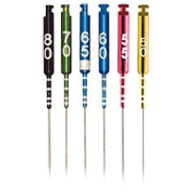 Kerr LightSpeed LSX Endodontic Files, 25mm, Assorted Sizes 50-80, Pack of 6, LXA25B thumbnail 6