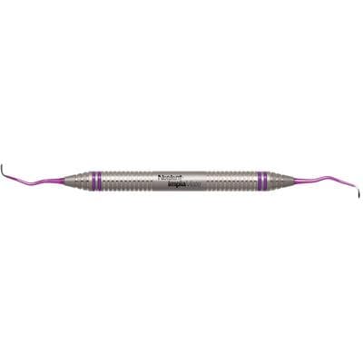 Nordent ImplaMate Langer #1-2 DE Titanium Implant Scaler, DuraLite ColorRings Handle, 9.5mm thumbnail 9
