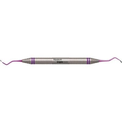 Nordent ImplaMate Titanium Implant Scaler, Barnhart #5-6, Double-Ended, DuraLite ColorRings Handle, CEISBH5-6 thumbnail 14