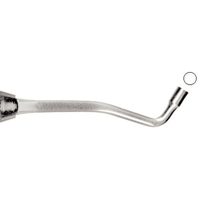 Nordent Black's #1/2 Condenser/Plugger, Plain (Smooth), Double End, Round Handle, 1.9-2.3mm, RCN6-P-8 thumbnail 2