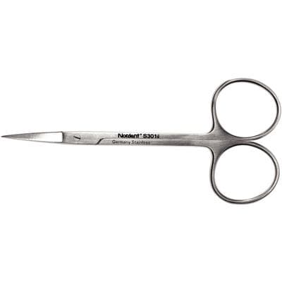 Nordent Iris Straight Surgical Scissors, 4.5" (115 mm), Stainless Steel, #301 thumbnail 5