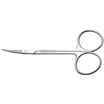 Nordent Surgical Scissors #302 Iris Curved, 4.5" (115mm), Stainless Steel, Super-Cut thumbnail 8