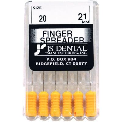 Finger Spreaders, Stainless Steel, 21mm, Size 20, ISO Color-Coded Plastic Handle, 6/Pkg thumbnail 2