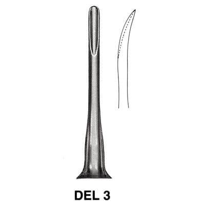 Miltex Surgical Elevator #3, Single End, Straight, Smooth Apexo Tip, Stainless Steel, 1 Each thumbnail 4