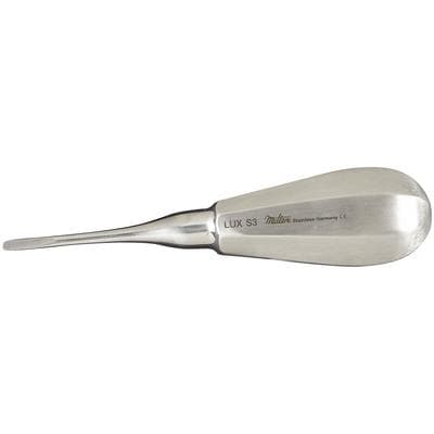 Miltex Luxating Elevator, Straight, Stainless Steel Handle, 3 mm, Single Instrument, S3 thumbnail 10