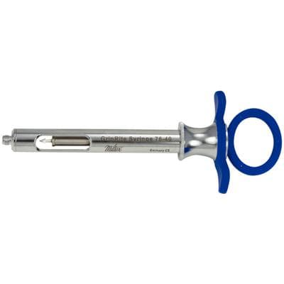 Miltex GripRite Aspirating Syringe, Petite, Cook-Waite, Blue Silicone Grips, 76-40 thumbnail 11