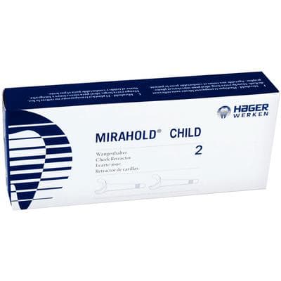 Mirahold Cheek Retractor, Child, Single-Sided, Clear, 2/Pk, 605451 thumbnail 14