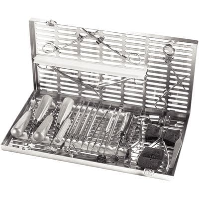 IMS® Signature Series® Oral Surgery Cassettes, 8" x 14.5" x 1.25", Gray, Stainless Steel, 1/Pkg thumbnail 8