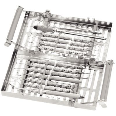 Hu-Friedy IMS Signature Series Double-Decker Cassette, 14-Instrument, Two-Tier, Gray, 1/Pk, IM9141 thumbnail 9