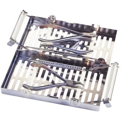 Hu-Friedy IMS Signature Series Double-Decker Small Orthodontic Cassette, White, 4.5" x 8" x 1.5", IM9142-OR thumbnail 7