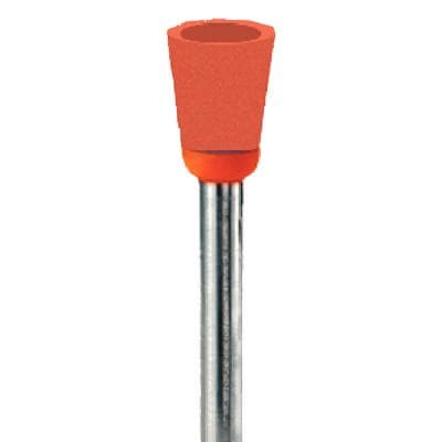 Meisinger 2-Step Diamond Impregnated Polishing System, Cup, Red/Orange, Pre-Polish, RA, 6.0mm, 2/Pkg, DPO07 thumbnail 6