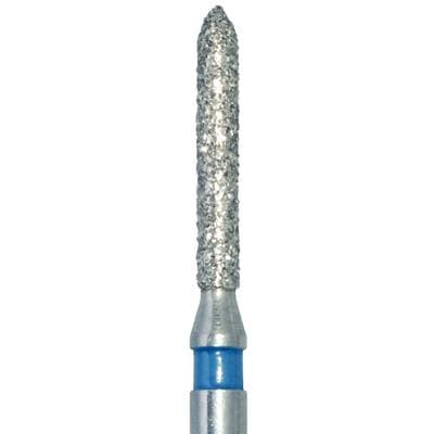Meisinger Multi-Use Diamond Bur, FG, Long Torpedo, #868, 1.2 mm, Medium Grit, Blue Ring, 5/Pk, 868-012-FG thumbnail 9