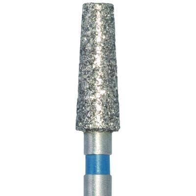 Meisinger 846-025-FG Diamond Bur, Flat End Tapered, Medium Grit, 2.5 mm Head Diameter, 7 mm Working Length, Friction Grip, 5/Pack thumbnail 8