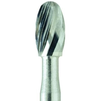 Meisinger Tungsten Carbide Trimming and Finishing Bur, Friction Grip, Football Shape, #7408, 2.3 mm, 5/Pk, HM379-023-FG thumbnail 8