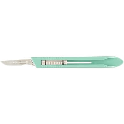 Miltex-Integra #10 Disposable Safety Scalpel, Sterile, Retractable Stainless Steel Blade, Box of 10 thumbnail 10
