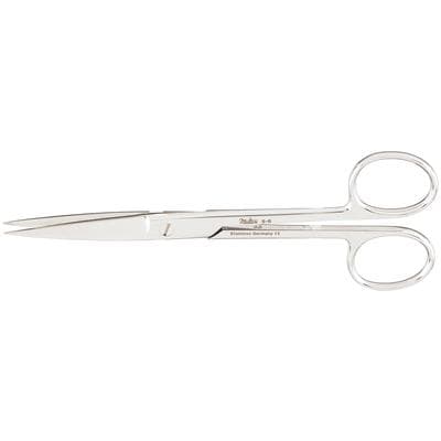 Miltex Surgical Scissors, Straight, 5-3/4" Overall Length, Stainless Steel, Sharp Tips, Reusable, Each thumbnail 7