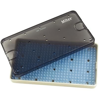 Miltex Instrument Sterilization Tray with Silicone Mat, Single Layer, Small, 4" x 8", 3-200300 thumbnail 4