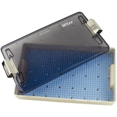 Miltex Instrument Sterilization Tray with Silicone Mat, Single Layer, 7" x 11", 3-200100 thumbnail 4