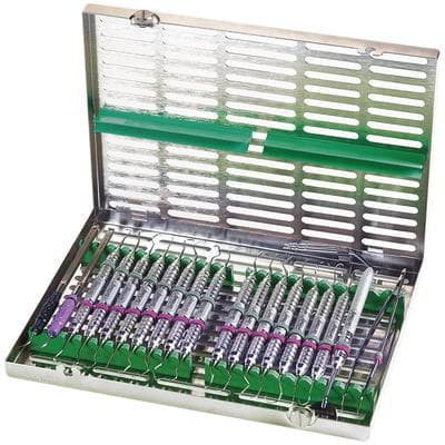 IMS® Signature Series® Large Cassettes – 20 Instrument Capacity, 8" x 1.25" x 11" - Green, IM4209 thumbnail 8