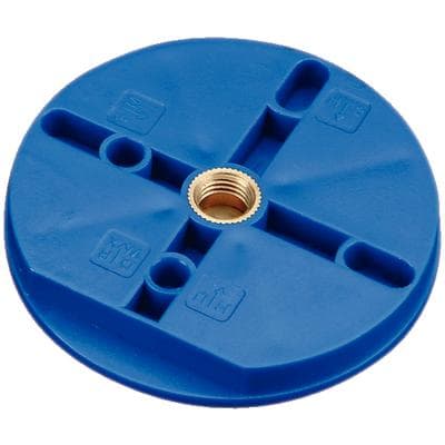 Plasdent Round Plastic Articulating Mounting Plates, Blue, 100/Pkg thumbnail 2