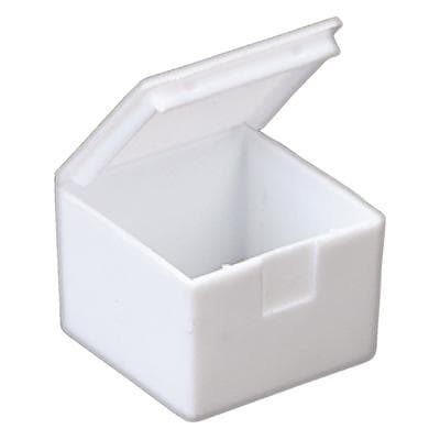 Plasdent 1" Dental Box, White, 1000/Pkg - 1" Dental Box – 1000/Pkg - White - Image 1
