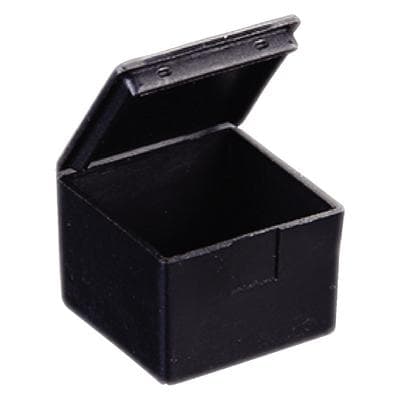 Plasdent 1" Dental Box, Black, 1000/Pkg - 1" Dental Box – 1000/Pkg - Black - Image 1