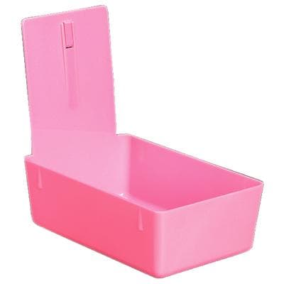 Plasdent Lab Pan, Pink, 4-5/8" W x 7-3/8" H x 2-3/8" D, 1/Pkg - Lab Pans - Lab Pan Pink - Image 1