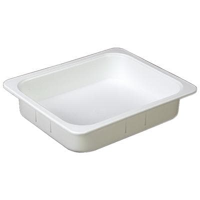 Plasdent Operation Tub, White, 9-3/8" x 11-1/2" x 2-5/8" with 3/4" Lip, 500TB-1 thumbnail 8