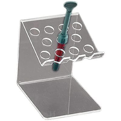 Plasdent Small Composite Material Organizer, Clear Acrylic, 14 Syringe Capacity, 4"W x 5-1/8"H x 4-1/4"D, Model 1210 thumbnail 6