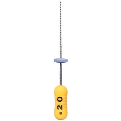 Premier K-Files, Stainless Steel, 25mm, Size #20 (Yellow), 6/Pk, 9053234 thumbnail 16