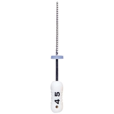 Premier K-Files, Stainless Steel, 25 mm, Size #45, White, 6/Pk, 9053239 thumbnail 15