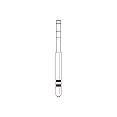Two Striper Diamond Burs, FG, Depth Marker, DC0.3, 1.6 mm, Medium, Blue, 5/Pk, 2015970 thumbnail 10