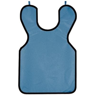 Palmero Cling Shield Adult X-Ray Apron, No Collar, Light Blue Vinyl, 0.3 mm Lead, 22.25" x 24.25", #20 Blue thumbnail 7