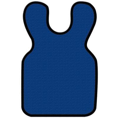 Cling Shield Patient Vinyl Apron, Adult - Slate Blue, 0.3 mm Lead Equivalency, 22-1/4" x 24-1/4", 1/Pkg thumbnail 3