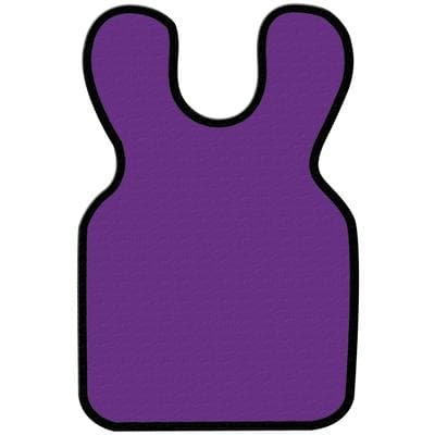 Cling Shield Patient Vinyl Apron, Adult - Mauve, 0.3 mm Lead Equivalency, No Collar, 22-1/4" x 24-1/4", 1/Pkg thumbnail 5
