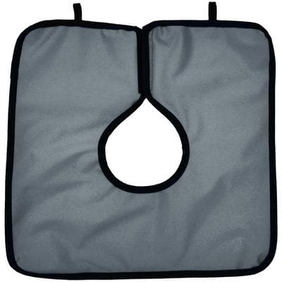 Cling Shield Pan-A-Cape Lead Apron, 0.3 mm Lead Equivalency, Grey Vinyl, 23 1/2" x 7 1/2", 1/Pk, 29GREY thumbnail 7