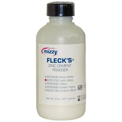 Fleck's Zinc Phosphate Cement Powder, Light Yellow, 8 oz (6055700) thumbnail 13