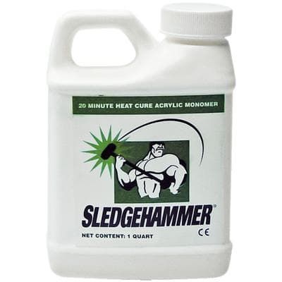 Keystone Sledgehammer Heat Cure Denture Acrylic Liquid, 1 Quart (32 oz) Bottle, 1000517 thumbnail 6